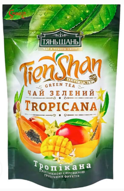 Зелений чай Тянь Шань Тропікана 80г